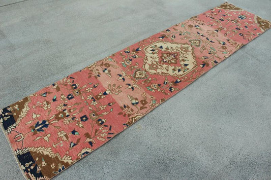 Vintage Turkish Runner Rug 2.1 x 9.2 ft