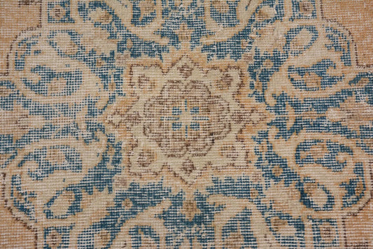 Vintage Turkish Accent Area rug 2.7 x 5.1 ft