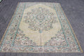 Vintage Turkish Accent Area rug 5.2 x 8.3 ft