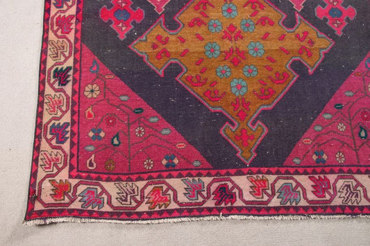 Vintage Persian Accent Area Rug 4.2 x 11 ft