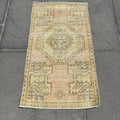 Vintage Turkish Mini Rug 1.6 x 2.9 ft