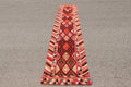 Vintage Turkish Runner Rug 2.6 x 12.6 ft