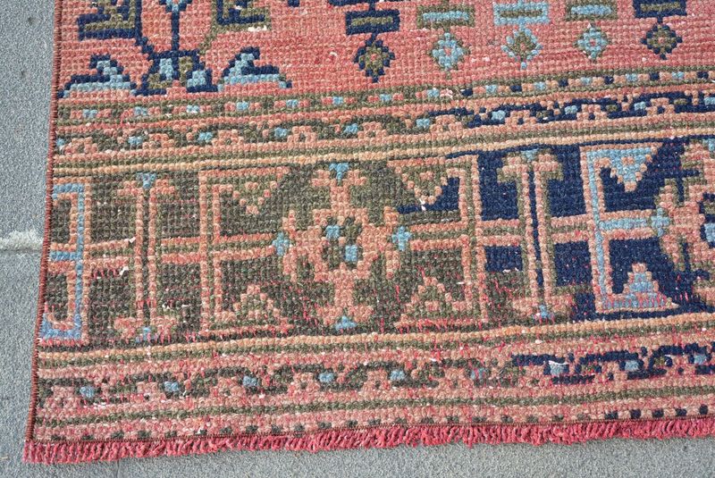 Vintage Turkish Runner Rug 2.5 x 11.4 ft