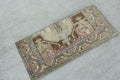 Vintage Turkish Mini Rug 1.4 x 3.1 ft