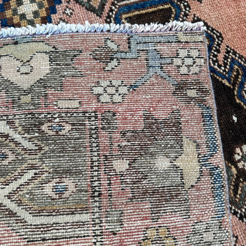 Vintage Persian Accent Area Rug 4.2 x 6.2 ft