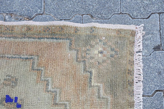 Vintage Turkish Mini Rug 1.8 x 2.8 ft