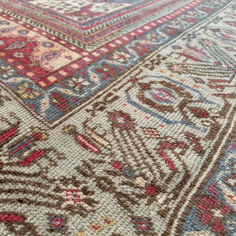 XL Vintage Turkish Accent Area Rug 6.8 x 10.4 ft