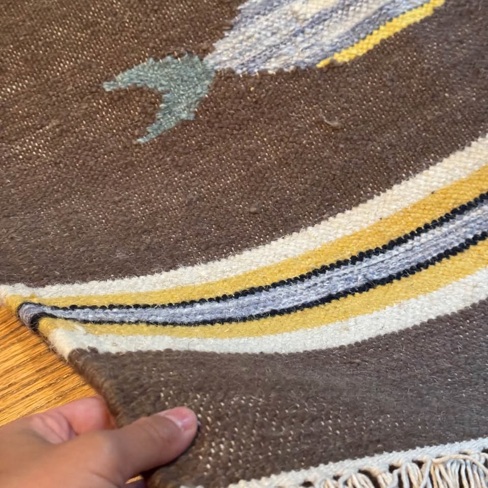 Handwoven Kilim Runner Rug 2.1 x 6 ft