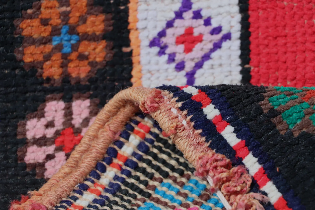 Vintage Turkish Runner Rug 2.7 x 9.7 ft