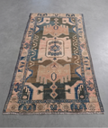 Vintage Persian Accent Area Rug 4.2 x 8.1 ft