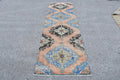 Vintage Turkish Runner rug 3 x 9.4 ft