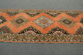 Vintage Turkish Accent Area rug 4.9 x 13 ft