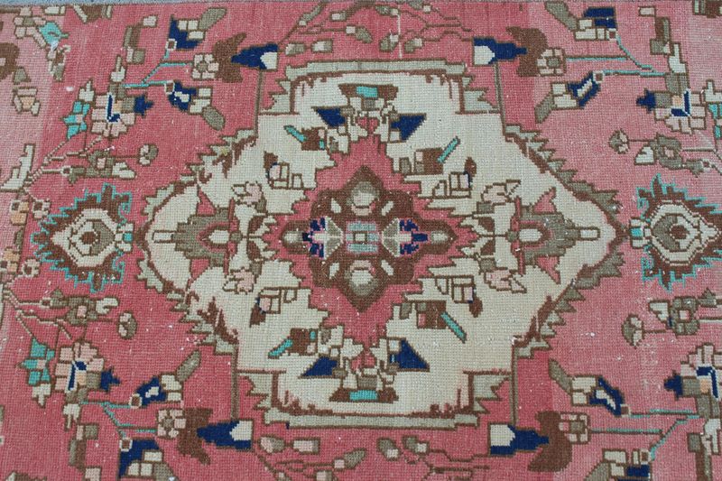 Vintage Turkish Runner Rug 2.1 x 9.2 ft