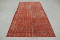 XL Vintage Turkish Accent Area rug 4.9 x 8.9 ft