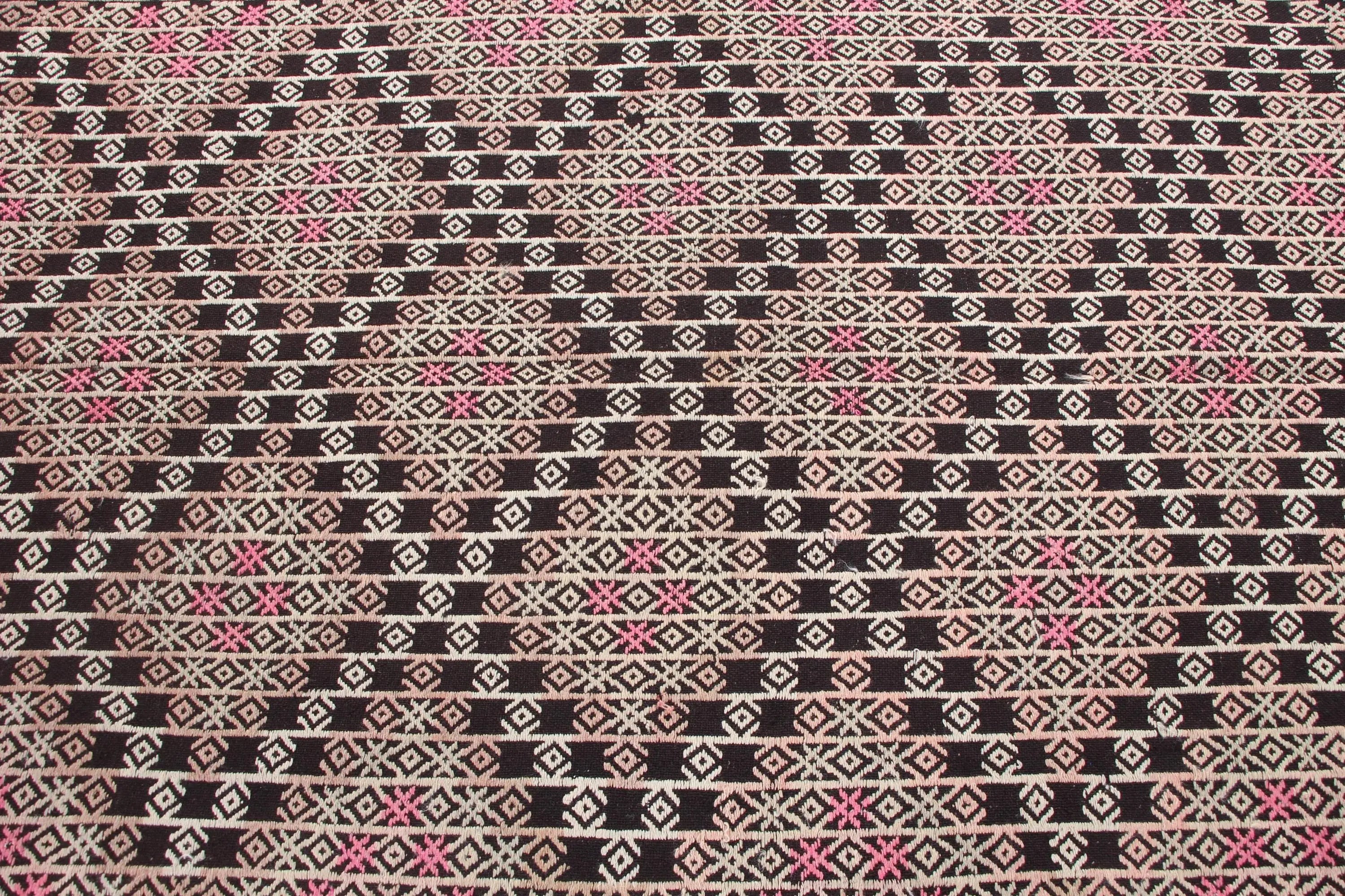 XL Vintage Turkish Accent Area rug 4.5 x 9.3 ft