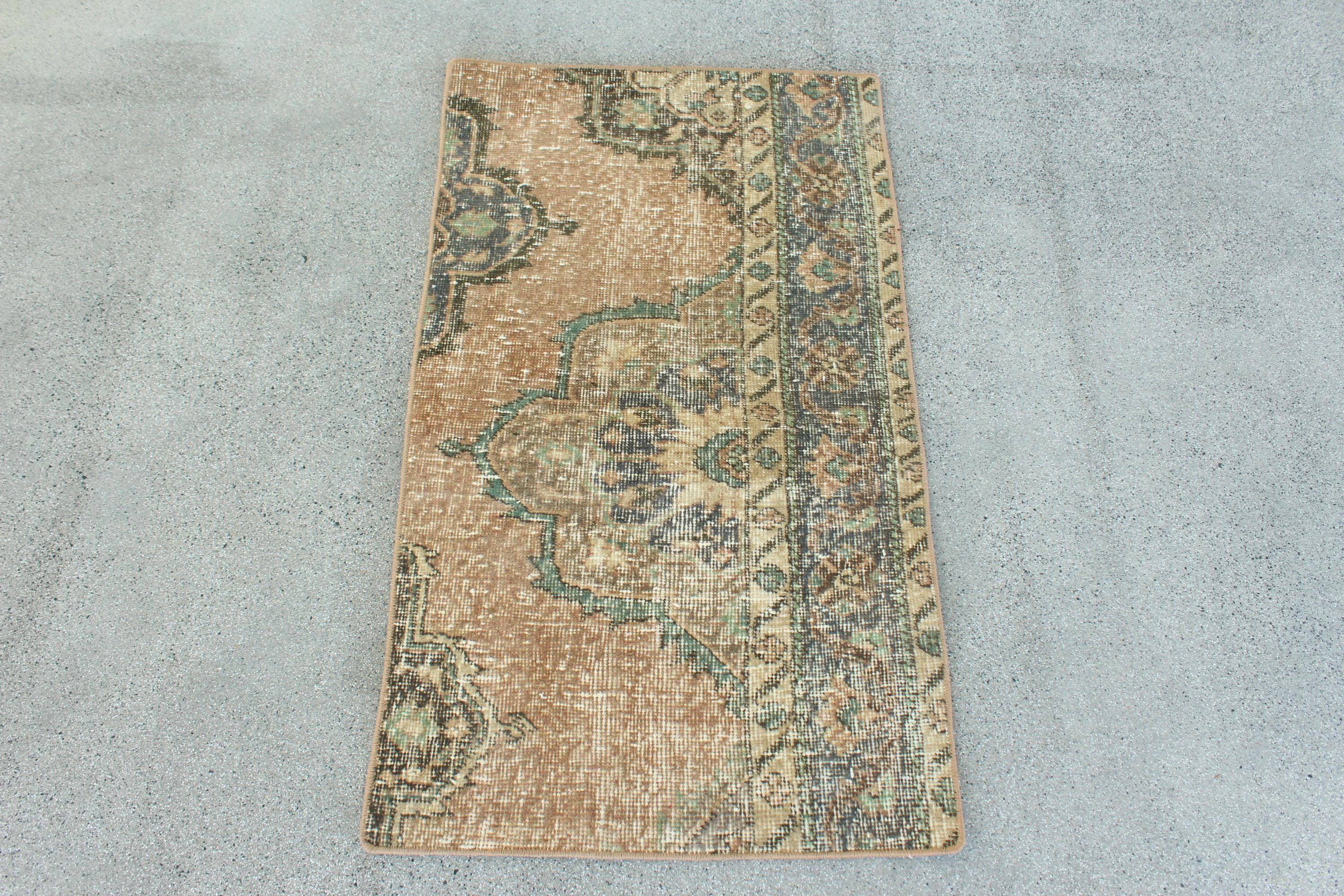 Vintage Turkish Mini Rug 1.9 x 3.3 ft