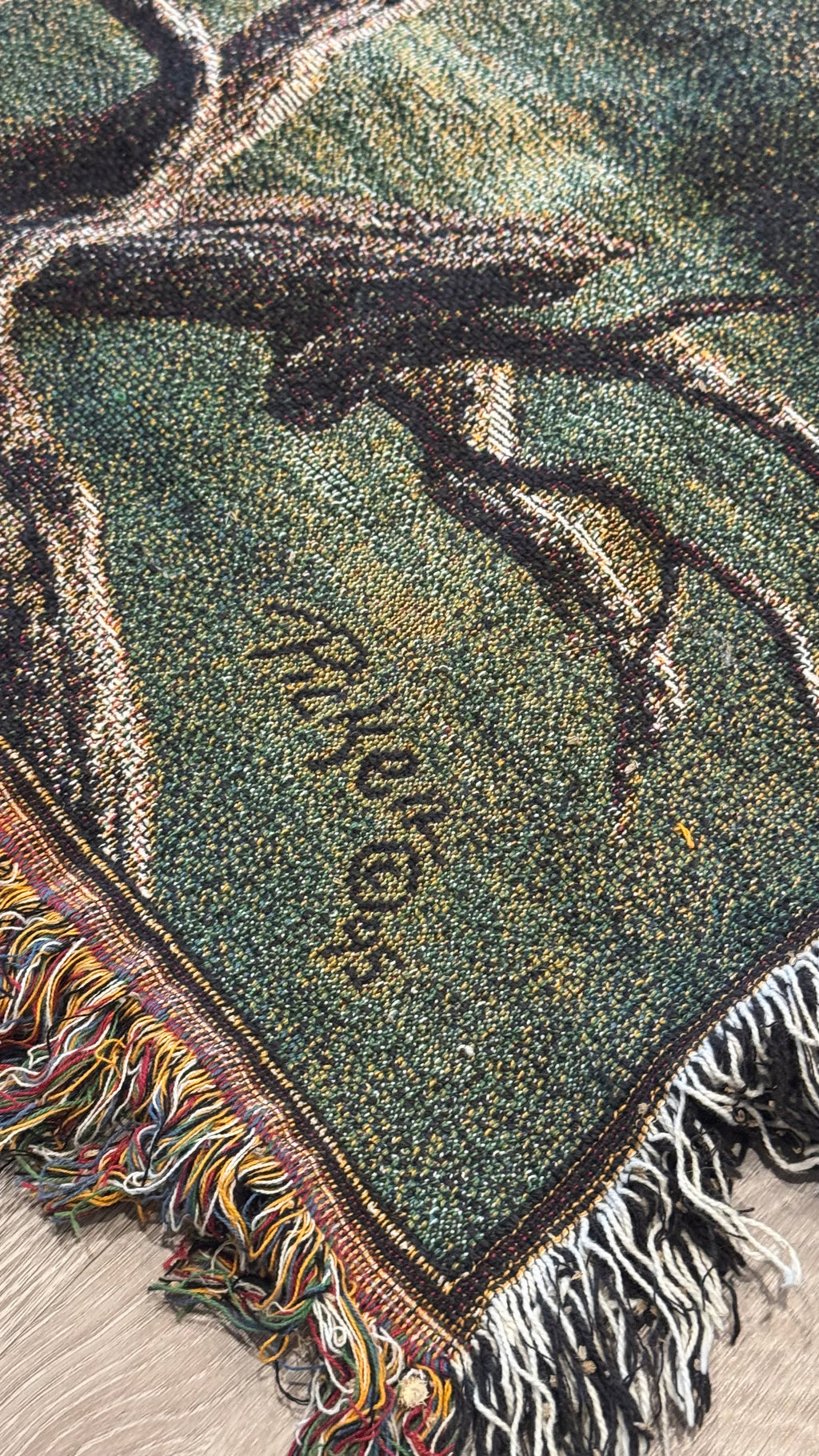 Golden Eagle Tapestry Blanket
