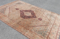 XL Vintage Turkish Accent Area Rug 6.5 x 9.7 ft