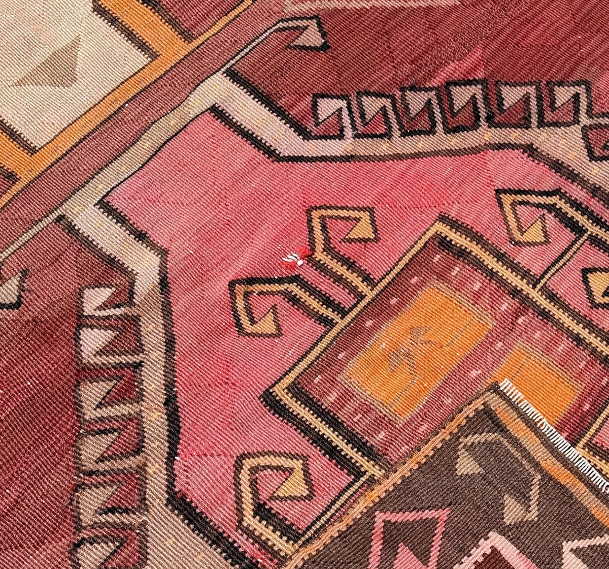 XL Vintage Turkish Accent Area Rug 5 x 12.5 ft