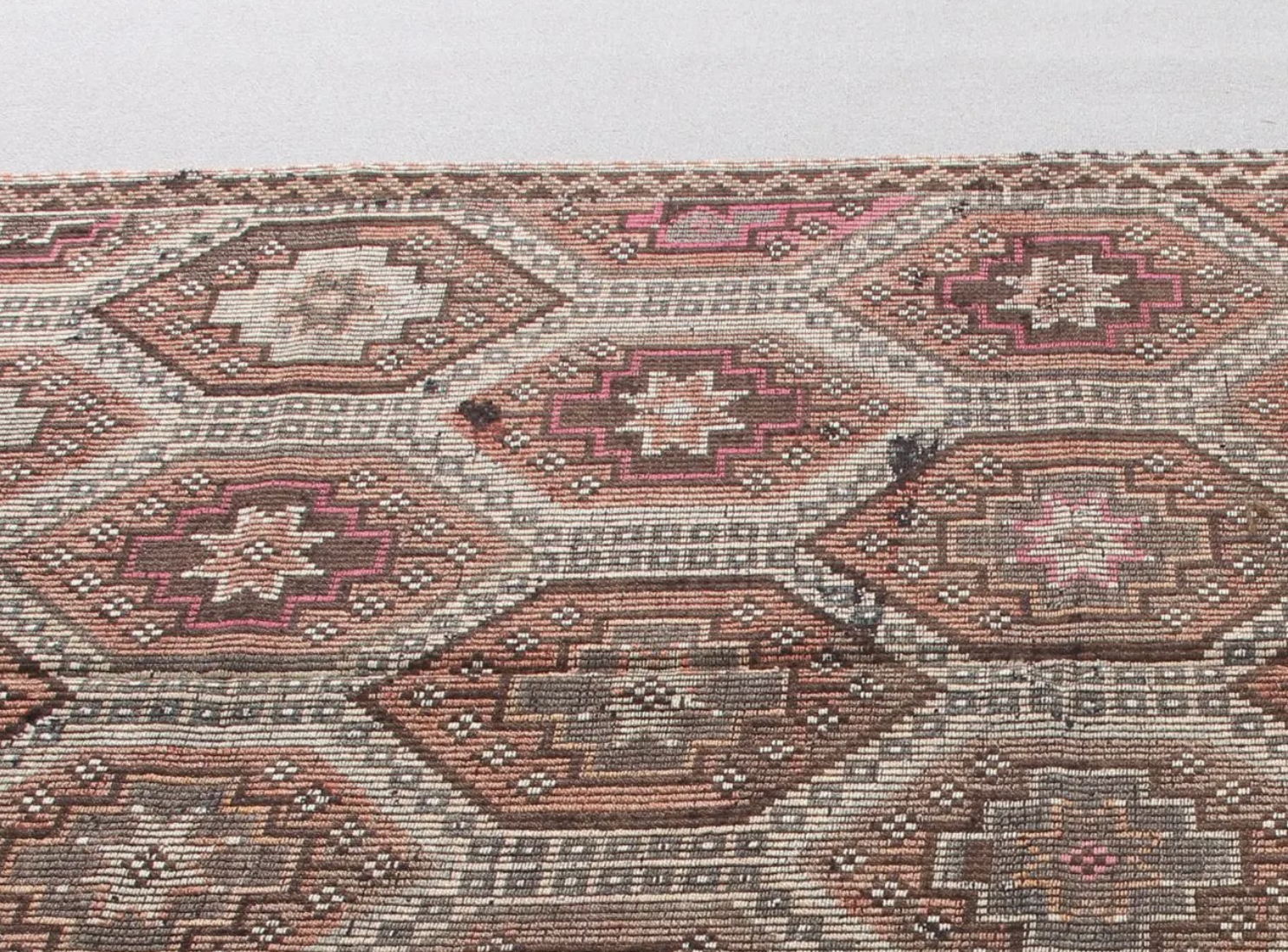XL Vintage Turkish Accent Area Rug 5.2 x 9 ft