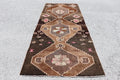 XL Vintage Turkish Accent Area Rug 4.7 x 11 ft
