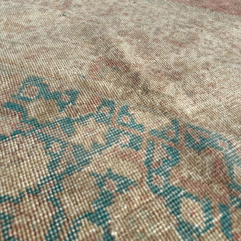 XL Vintage Turkish Accent Area Rug 9.6 x 12.2 ft