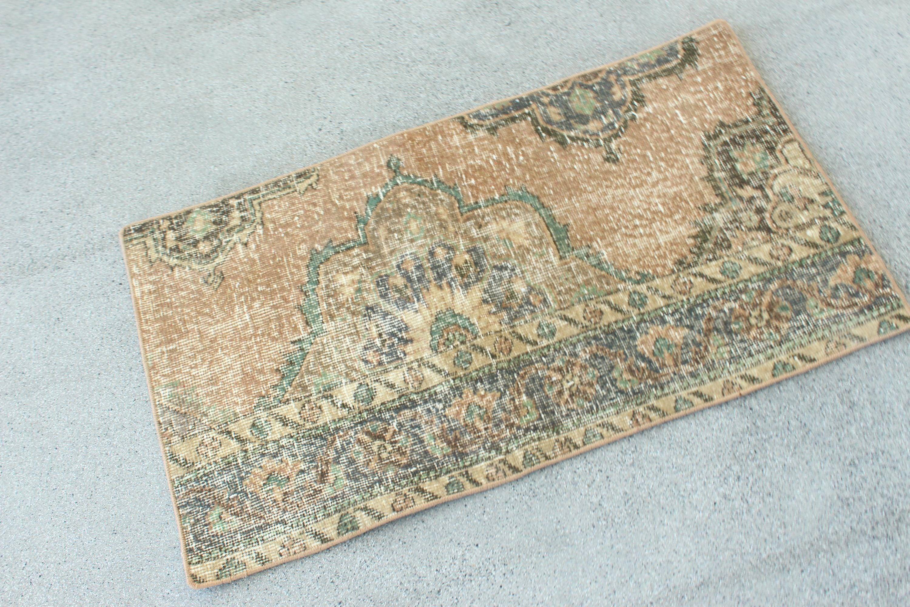 Vintage Turkish Mini Rug 1.9 x 3.3 ft