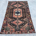 Vintage Persian Accent Area Rug 4.2 x 6.2 ft