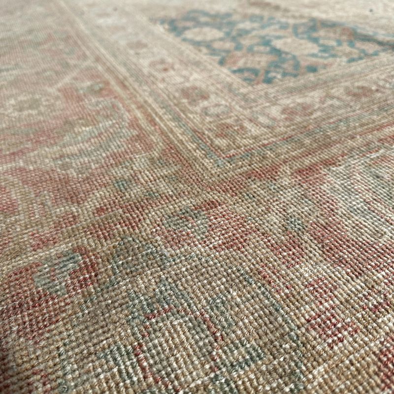 XL Vintage Turkish Accent Area Rug 9.6 x 12.2 ft