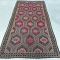 XL Vintage Turkish Accent Area rug 5 x 9.4 ft