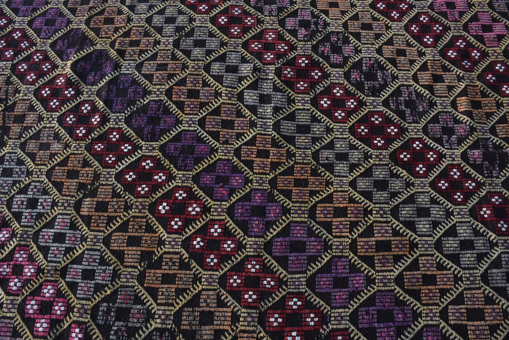 XL Vintage Turkish Accent Area Rug 5.3 x 8.5 ft