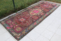 Vintage Persian Accent Area Rug 4.5 x 11.2 ft