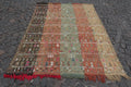 XL Vintage Kilim Accent Area Rug 6.2 x 9.1 ft