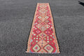 Vintage Turkish Runner rug 2.5 x 11.9 ft