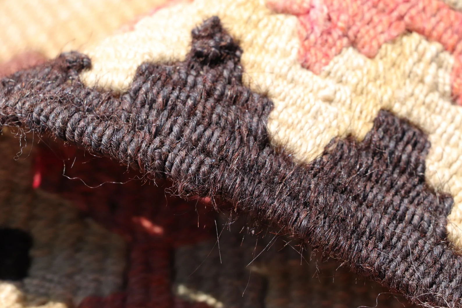Vintage Turkish Runner rug 2.5 x 11.9 ft
