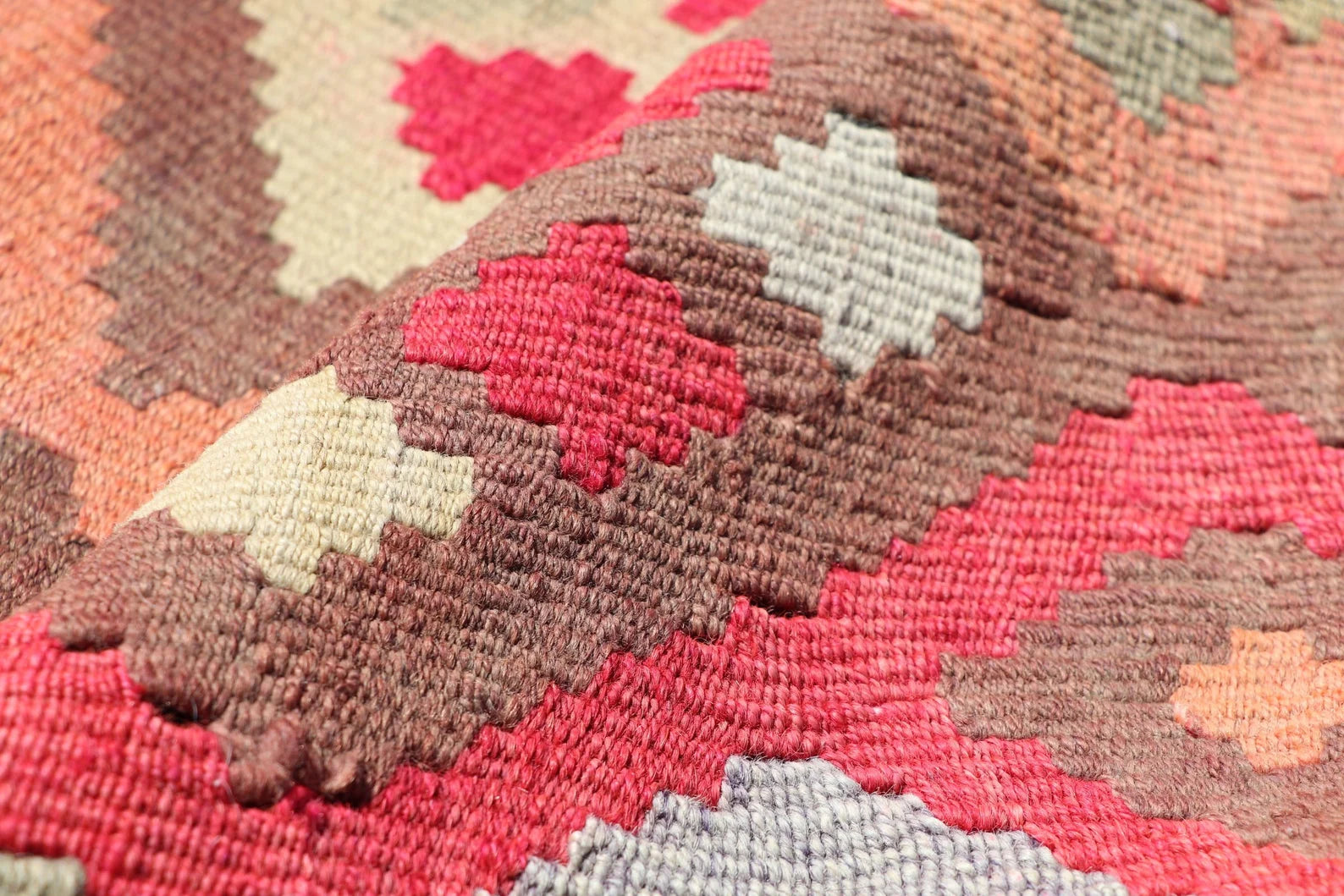 Vintage Turkish Runner rug 2.5 x 11.9 ft