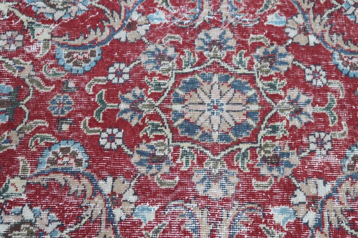 Vintage Persian Accent Area Rug 4.1 x 7 ft