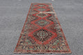Vintage Turkish Accent Area rug 4.3 x 12.4 ft