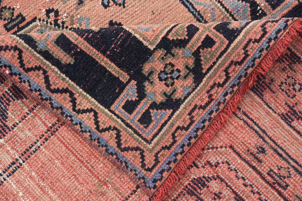 Vintage Turkish Accent Area rug 4.4 x 10.8 ft
