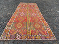 XL Vintage Kilim Accent Area Rug 5.1 x 12.6 ft