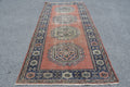 Vintage Turkish Accent Area rug 4.6 x 9.9 ft