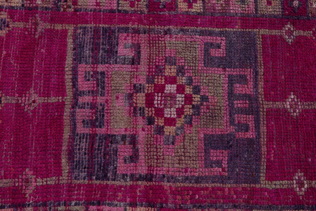 Vintage Turkish Runner Rug 2.8 x 12 ft