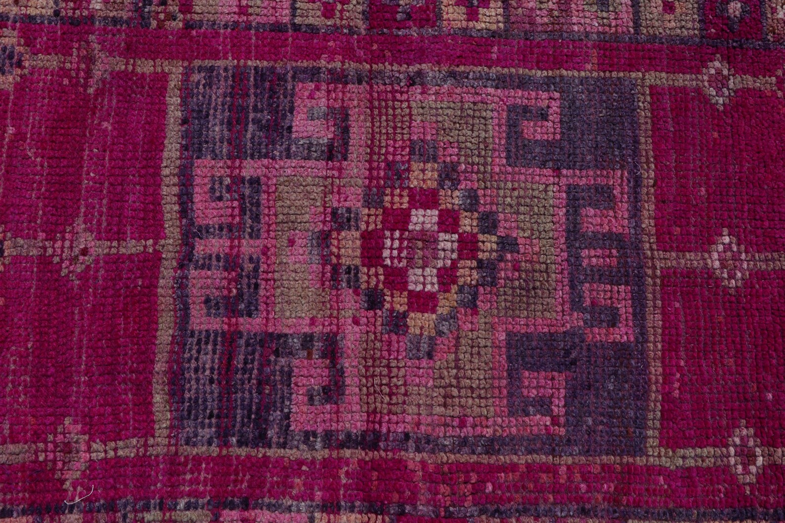 Vintage Turkish Runner Rug 2.8 x 12 ft