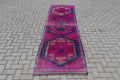 Vintage Turkish Runner Rug 2.9 x 10.3 ft