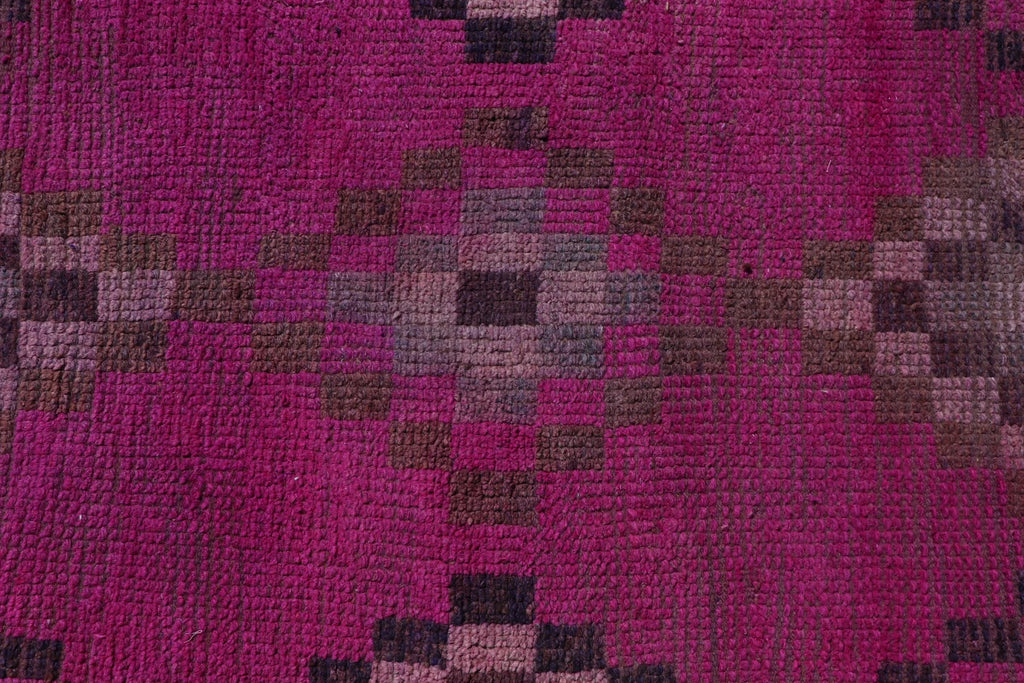 Vintage Turkish Runner Rug 2.6 x 9.8 ft