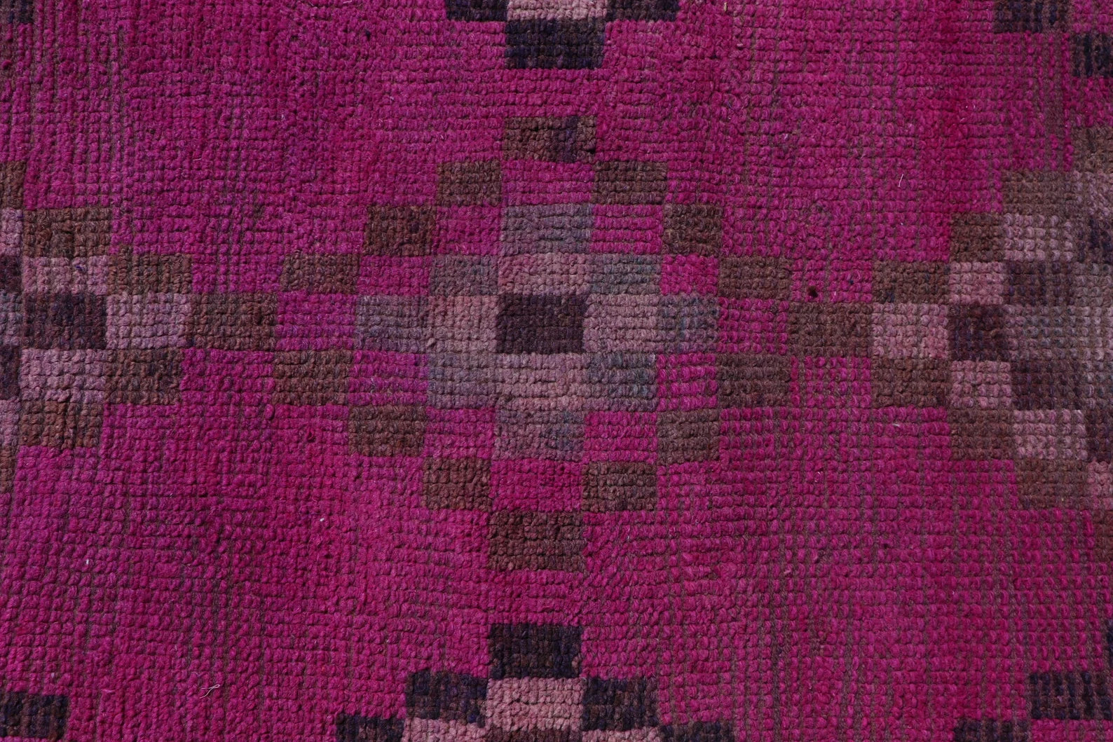 Vintage Turkish Runner Rug 2.6 x 9.8 ft