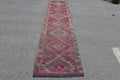 Vintage Turkish Runner Rug 2.6 x 11 ft