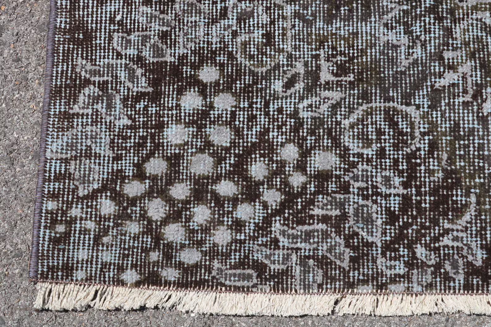 XL Vintage Turkish Accent Area Rug 6.6 x 9.5 ft