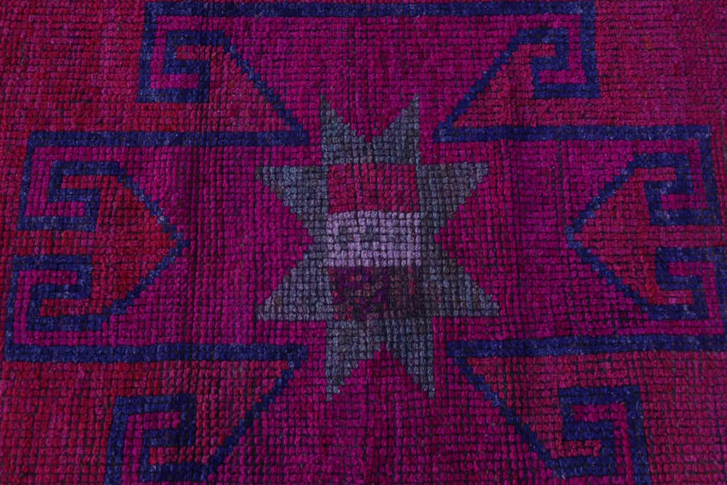 Vintage Turkish Runner rug 2.5 x 11.3 ft
