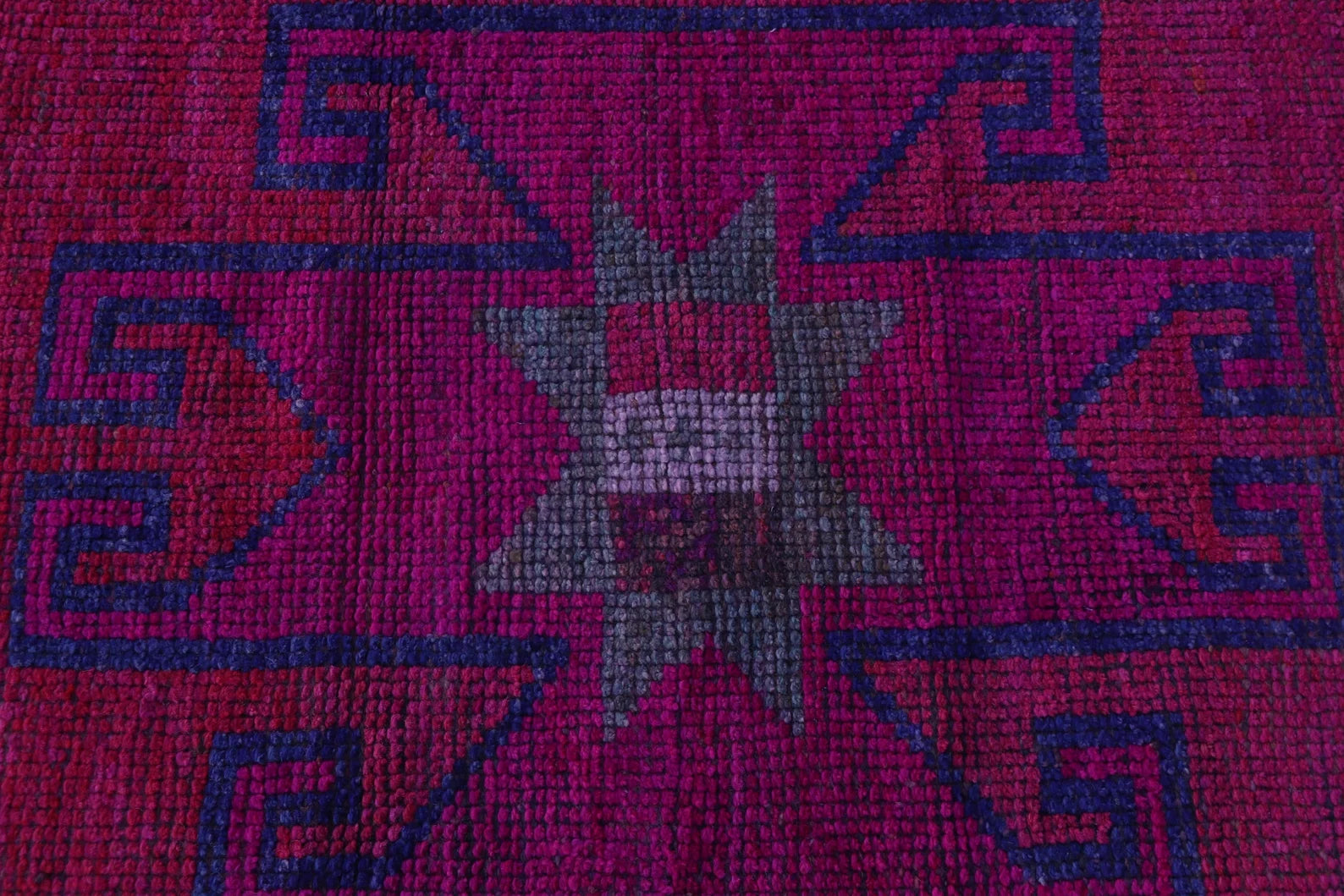 Vintage Turkish Runner rug 2.5 x 11.3 ft